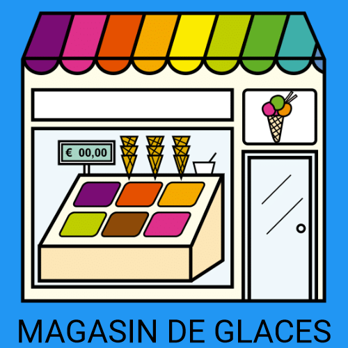 Magasin de glaces